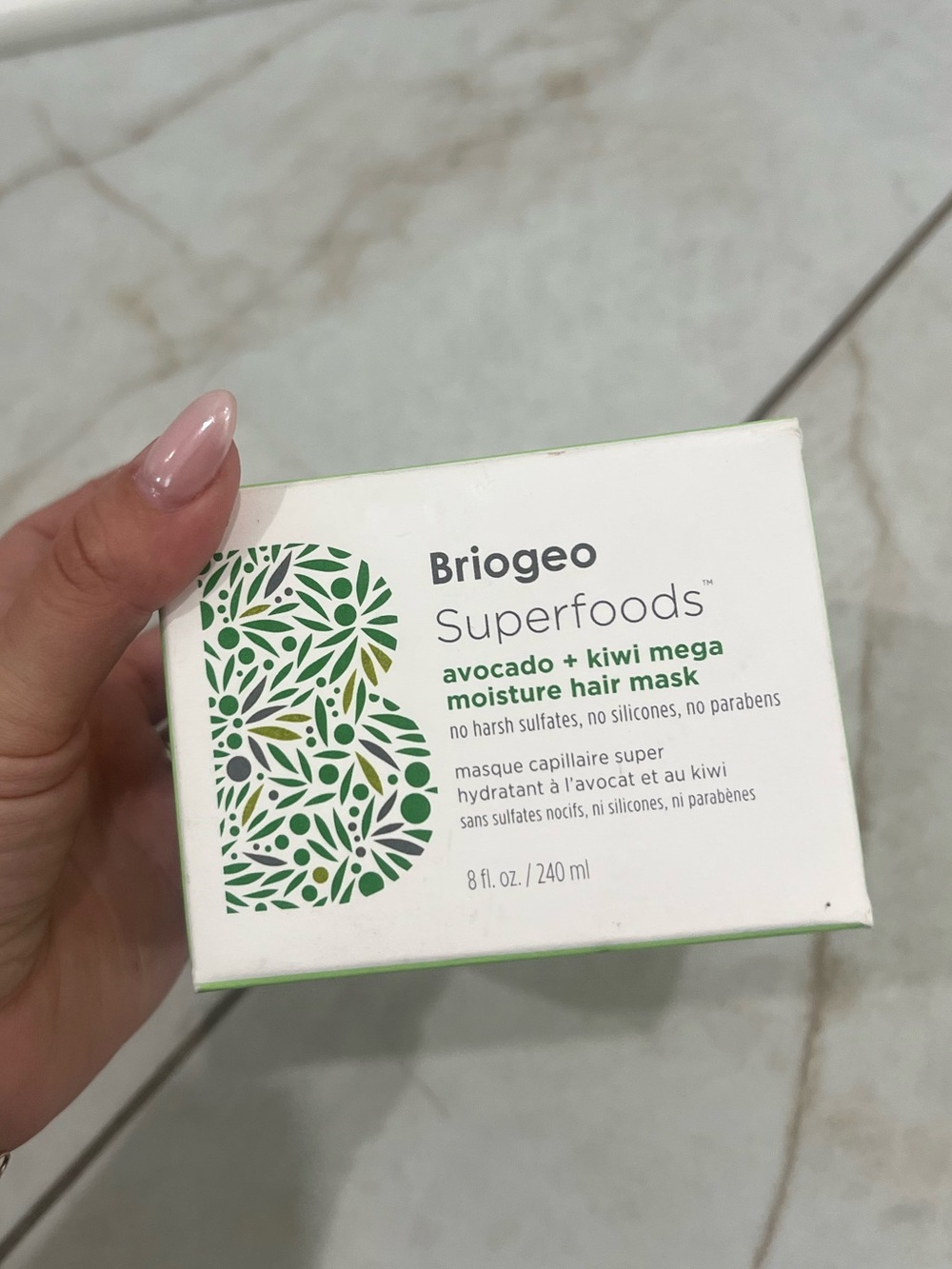 NEW Briogeo Superfoods Avocado + Kiwi Mega Moisture Superfoods Hair Mask